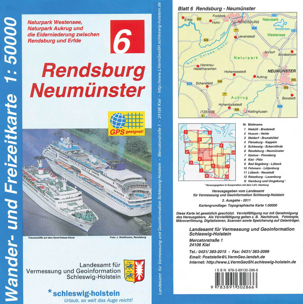 Naturpark Aukrug Karte Rendsburg Neumünster
